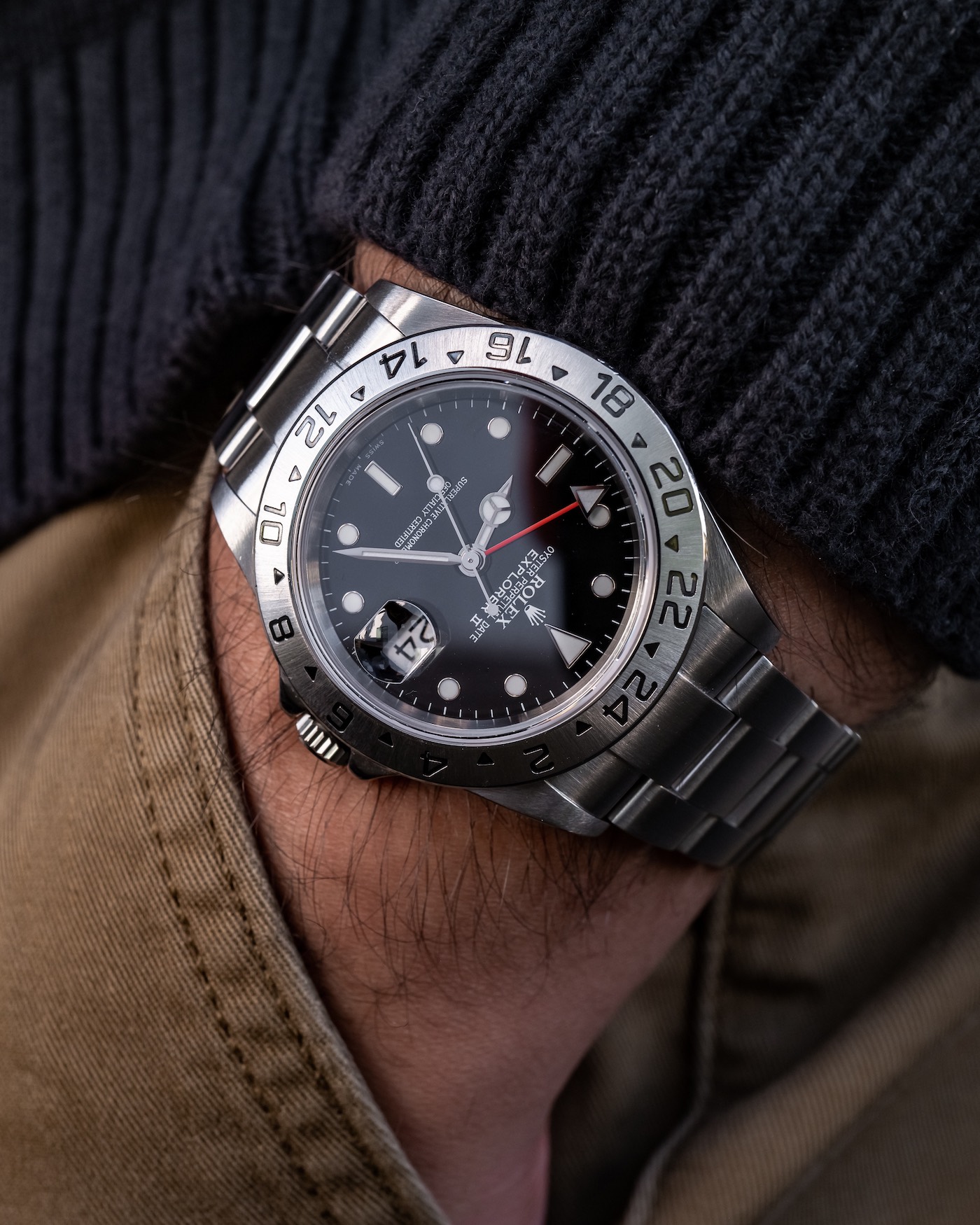 rolex explorer ii 16750